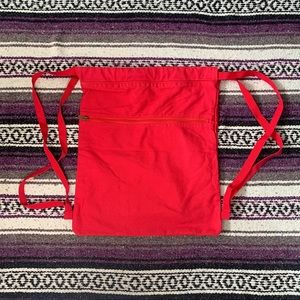 Comfort Colors Red Canvas Backpack
